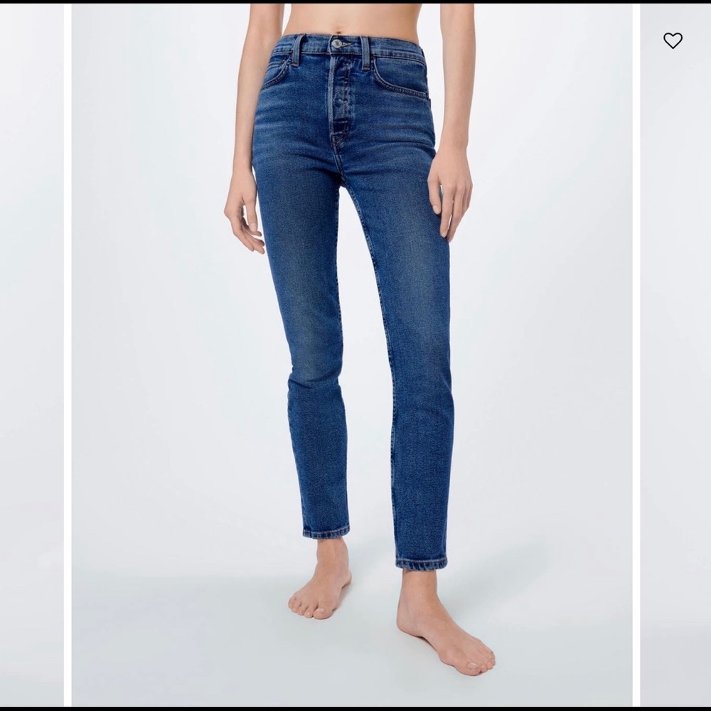 RE/DONE Comfort Stretch High Rise Ankle Crop